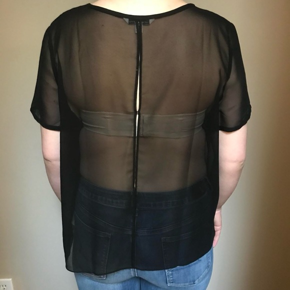 AE Sheer Printed Top - Picture 4 of 4